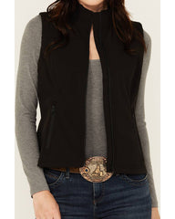 Women's Solid Softshell Vest