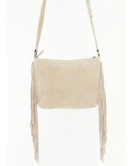 Women's Avenly Floral Perforated Suede Crossbody Bag