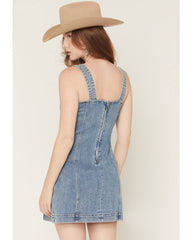 Women's Gale Embellished Denim Mini Dress
