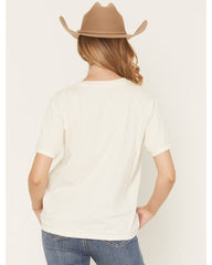 Women's Pretty Gritty Embroidered Short Sleeve Graphic Tee