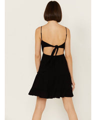 Women's Lace Bustier Mini Dress